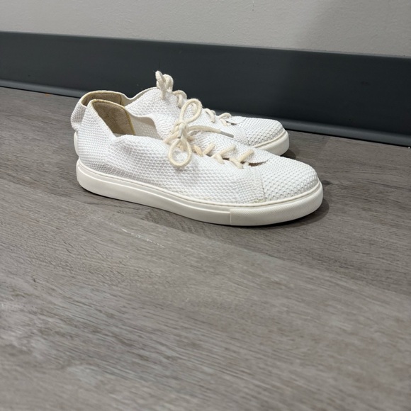 Nisolo Sneakers Kickaround Go-To-Eco Knit in White - Picture 3 of 11